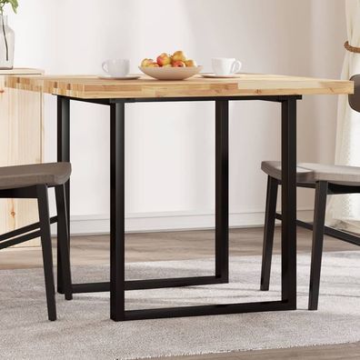 vidaXL Tischplatte Quadratisch 90x90x4 cm Massivholz Akazie