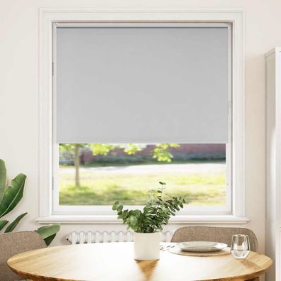 vidaXL Verdunkelungsrollo Hellgrau 115x175cm Stoffbreite 110,7cm