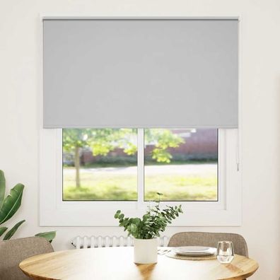 vidaXL Verdunkelungsrollo Hellgrau 130x175cm Stoffbreite 126,6cm