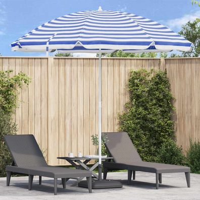 vidaXL Gartensonnenschirm 263 x 263 x 272 cm 170T Polyester
