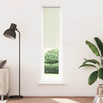 vidaXL Verdunkelungsrollo Cremeweiß 50x230cm Stoffbreite 45,7 cm