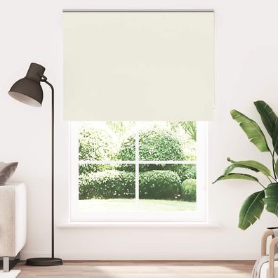 vidaXL Verdunkelungsrollo Cremeweiß 165x230cm Stoffbreite 161,6cm