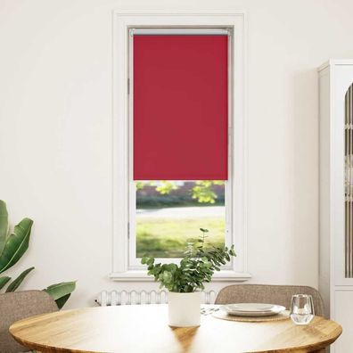 vidaXL Verdunkelungsrollo Rot 60x150 cm Stoffbreite 55,7 cm Polyester