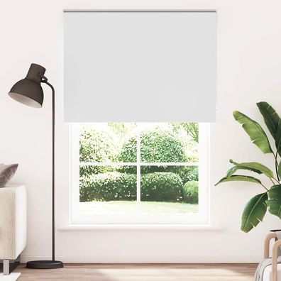 vidaXL Verdunkelungsrollo Weiß 165x210cm Stoffbreite 161,6cm Polyester