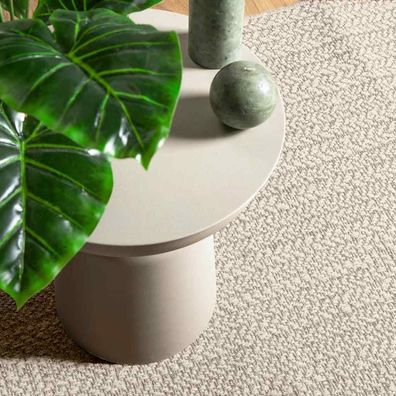 vidaXL Teppich ZIZUR Creme 60x110 cm Jute-Optik Indoor und Outdoor