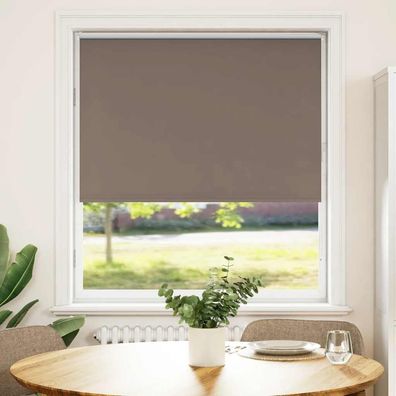 vidaXL Verdunkelungsrollo Kaffeebraun 115x130cm Stoffbreite 110,7cm