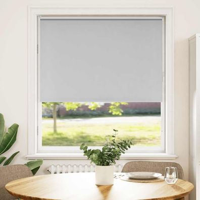 vidaXL Verdunkelungsrollo Hellgrau 105x175cm Stoffbreite 100,7 cm