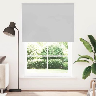 vidaXL Verdunkelungsrollo Hellgrau 150x230cm Stoffbreite 146,6cm