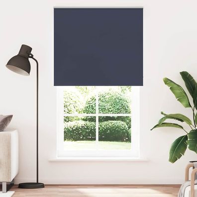 vidaXL Verdunkelungsrollo Marineblau 130x230 cm Stoffbreite 126,6 cm