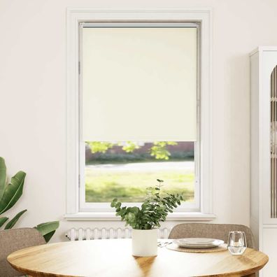 vidaXL Verdunkelungsrollo Cremeweiß 70x175cm Stoffbreite 65,7 cm