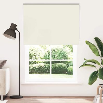 vidaXL Verdunkelungsrollo Cremeweiß 160x210cm Stoffbreite 156,6cm
