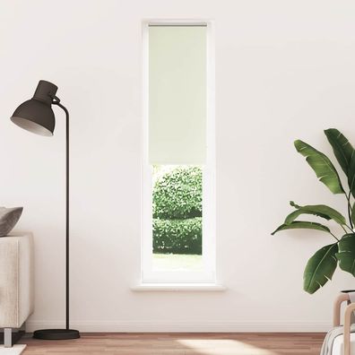 vidaXL Verdunkelungsrollo Cremeweiß 45x230cm Stoffbreite 40,7 cm