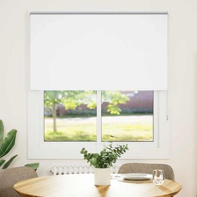 vidaXL Verdunkelungsrollo Weiß 120x150cm Stoffbreite 116,6cm Polyester