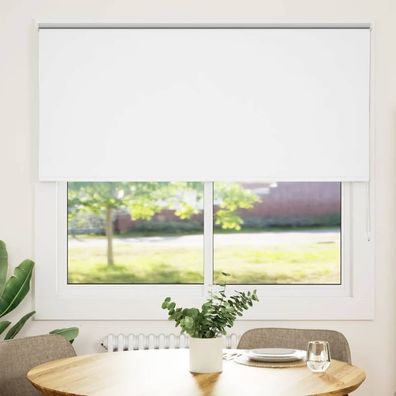 vidaXL Verdunkelungsrollo Weiß 150x175 cm Stoffbreite 146,6 cm