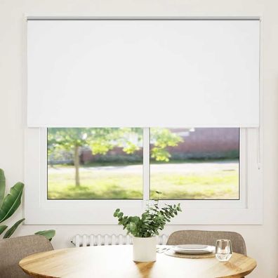 vidaXL Verdunkelungsrollo Weiß 160x175 cm Stoffbreite 156,6 cm