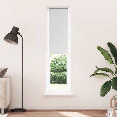 vidaXL Verdunkelungsrollo Weiß 60x230cm Stoffbreite 55,7 cm Polyester