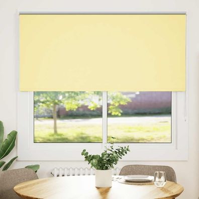 vidaXL Verdunkelungsrollo Gelb 155x130cm Stoffbreite 151,6cm Polyester