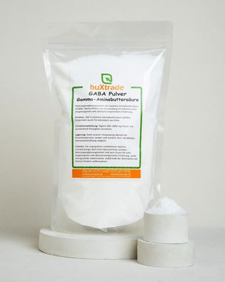 GABA Pulver - Gamma Aminobuttersäure 2x 500 g