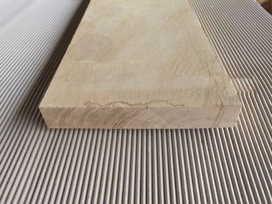 Eichenbohle 30x5cm Bank Tisch Eiche Wildeiche besäumt splintfrei Möbel bis 4m