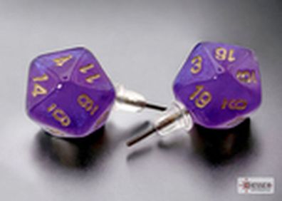 Ohrstecker - w20 Borealis Royal Purple