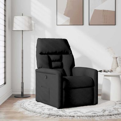 vidaXL Relaxsessel Schwarz Stoff