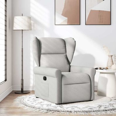 vidaXL Relaxsessel Wolkengrau Stoff