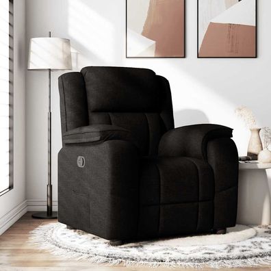 vidaXL Relaxsessel Schwarz Stoff