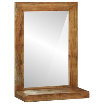 vidaXL Badezimmer Spiegel Braun 50 x 22 x 70 cm Massivholz Akazie