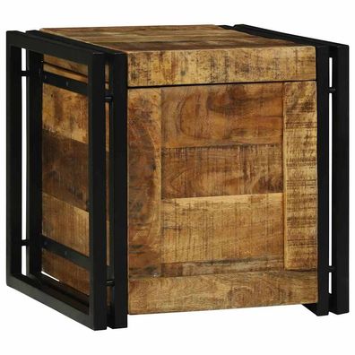 vidaXL Aufbewahrungsbox Braun und Schwarz 40 x 40 x 40 cm