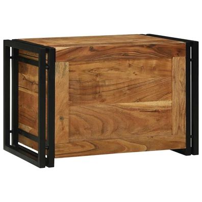 vidaXL Aufbewahrungsbox mit Speicher 60 x 40 x 41 cm Massivholz Akazie