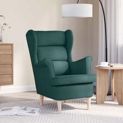 vidaXL Sessel Dunkelgrün 74x84x100 cm Stoff