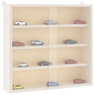 vidaXL Sammlervitrine aus Holz mit Türen 40x8,5x37 cm
