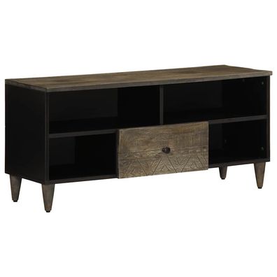 vidaXL TV-Schrank 100x33x46 cm Massivholz Mango