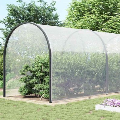 vidaXL Transparente Plane mit Ösen 12x12 m Polyethylen