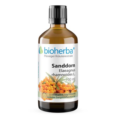 Bioherba Sanddorn Elaeagnus rhamnoides L. Tropfen Tinktur