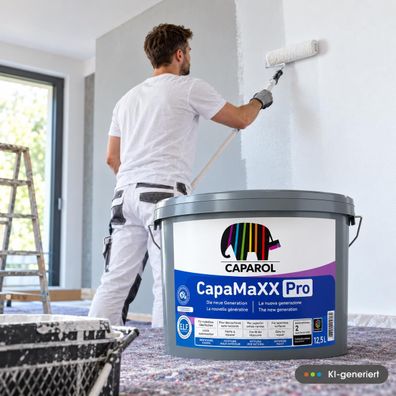 Caparol CapaMaXX Pro Innenfarbe für matte, gleichmäßige Innenflächen 12,50L
