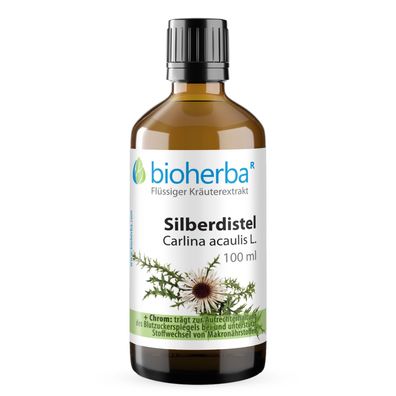Bioherba Silberdistel Carlina acaulis L. Tropfen Tinktur