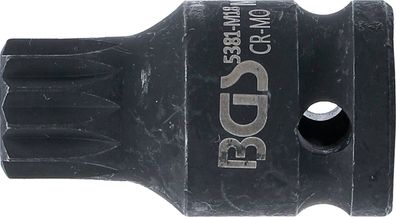 Kraft-Biteinsatz 40 mm Innenvielzahn 12,5 (1/2) - M12 ... M18