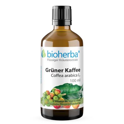 Bioherba Grüner Kaffee Coffea arabica L. Tropfen Tinktur