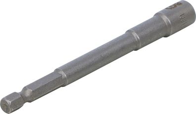 Steckschlüssel-Einsatz Extra lang mit 6-Kant Bohrmaschinenschaft - 6 mm ... 13 mm