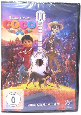Coco - Lebendiger als das Leben - Walt Disney - Pixar - DVD - OVP