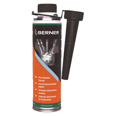 BERNER BENZIN Systemreiniger 0.3 LTR Additiv Motorpflege Benzinmotor