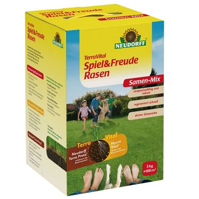 NEUDORFF® TerraVital Spiel- und FreudeRasen 3 kg für ca. 100 m²