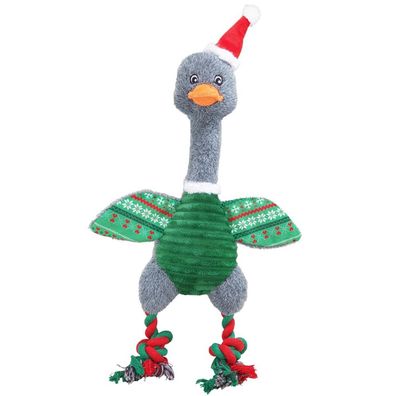 Nobby® Hunde Spielzeug Plüsch Xmas Gans Bunt 42 cm