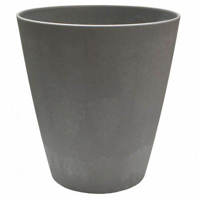 Poétic Material Blumenkübel Zementgrau rund Ø 24 cm - Kunststoff