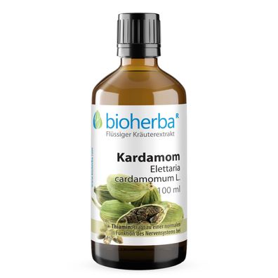 Bioherba Kardamom Elettaria cardamomum L. Tropfen Tinktur