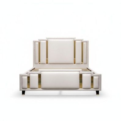 Leder Bett Polster Design Luxus Doppel Hotel Schlaf Zimmer Betten Sofort