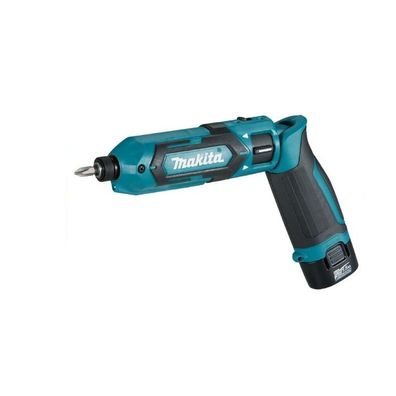 Makita Akku-Knickschlagschrauber TD022DSE 7,2V (blau/schwarz, 2x Li-Ionen Akku 1,5Ah)