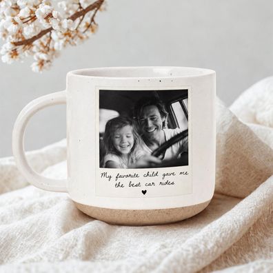 Foto Tasse Personalisiert Polaroid Geschenk für Papa Mama von Tochter Weihnachten