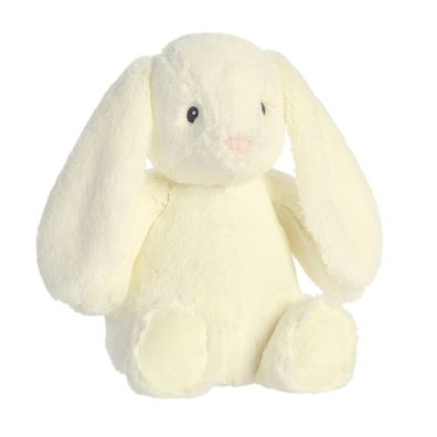 Aurora, 23103, Ebba Baby Dewey Dawn Hase, 32cm, Eco Friendly Plüschtier, Weiß